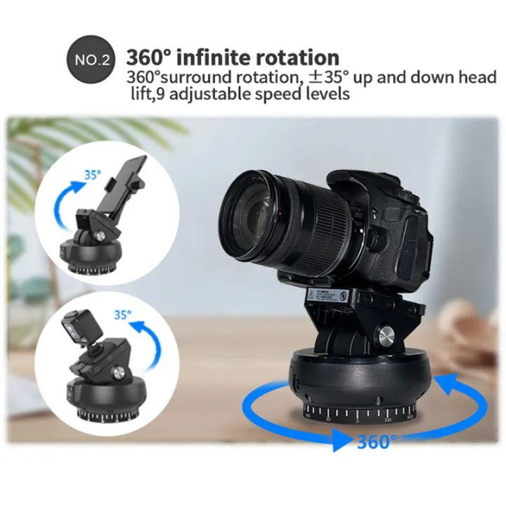 YT-1200%20Auto%20Motorized%20Head%20360%20Timed%20Panoramic%20Stabilizer%20Remote%20Control%20for%20Phone%20Camera%20GoPro%20VS%20Zifon%20-%20Image%205