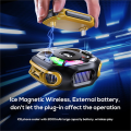 Gaming Cooler MEMO CX12 Mobile Phone Cooler Rechargeable Cooler Radiator with Digital Display and Battery Phone Cooler. 