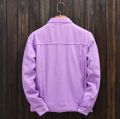 High Quality Men Denim Jackets Outwear Casual Cowboy Coats New Spring Autumn Purple Orange Men Loose Jean Jacket Chaqueta Hombre.
