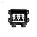 6pcs Connectivity PV Solar Junction Box with 2 Diodes for 50w-170w 6A Solar Panel. 
