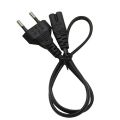 2 Pin AC Power Supply Cable 1.5M EU Standard High Quality Lead Wire Charging AC Cord For Laptop Desktop Printer Adapter Scanner Charger. 