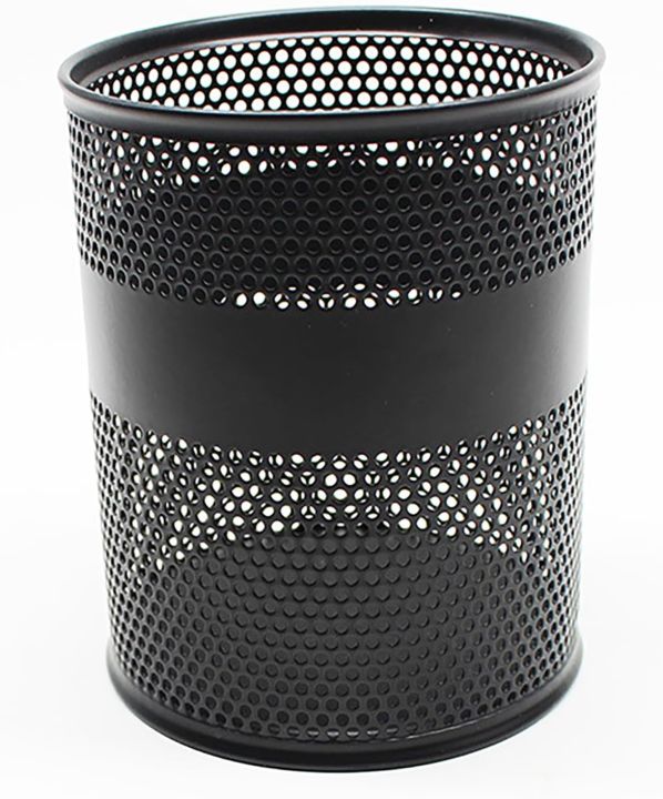 "Black%20Metal%20Mesh%20Round%20Pen%20Holder%20-%20Multifunctional%20Desk%20Organizer,%20Durable%20&%20Fireproof,%20High-Temperature%20Resistant,%20Coated%20Finish,%209.5%20x%208.5%20cm,%20Ideal%20for%20Office%20&%20Home,%201%20Piece"%20-%20Image%203
