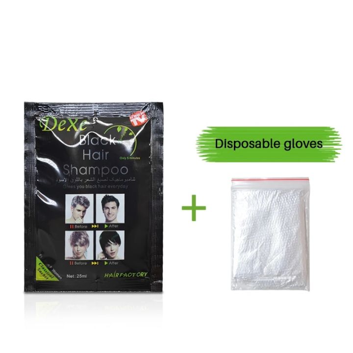 10pcs/lot%20Dexe%20Black%20Hair%20Color%20Shampoo%20Only%205%20Minutes%20Hair%20Dye%20for%20White%20Grey%20Removal%20Dye%20Hair%20Coloring%20Cream%20Building%20Fibers%20-%20Image%204