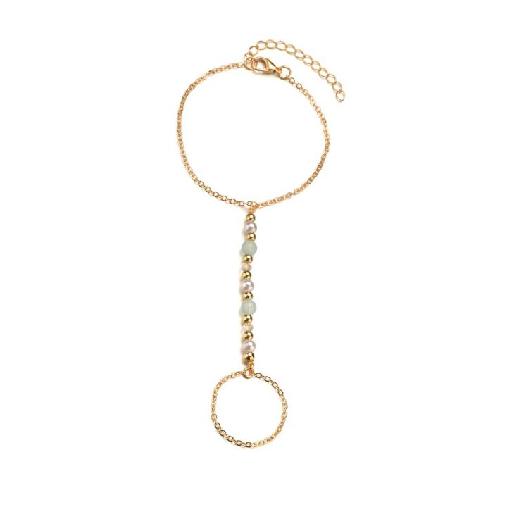 Cross-border%20personality%20Internet%20celebrity%20wind%20rice%20beads%20mixed%20and%20matched%20pearl%20finger%20bracelet%20creative%20fashion%20women's%20adjustable%20bracelet%20wholesale%20-%20Image%205