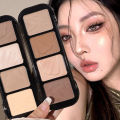 Contour Bronzer Palette Natural Color Facial Highlighter Contouring Palettes Waterproof Lasting Noseshadow Makeup Cosmetics. 