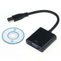 USB 3.0 to VGA Multi-display Adapter Converter Video Graphic Card for Win7/8/10. 