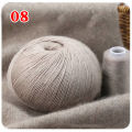 70g Mongolian Combed Cashmere Blended Yarn Hand-Knitted Crochet Knitting Soft Wool Yarn Baby Scarf Blanket Hand-Weaving Thread. 
