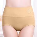 Women Underwear High Waist Cotton Panties Full Coverage Ladies Briefs- 1Pcs - Panty.