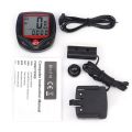 Waterproof 15 Function LCD Bike Bicycle Odometer Speedometer Cycling Speed Meter.