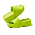 Women Fashion Slippers 6cm Wedge Heel Outdoor Indoor Slides Eva Soft Flip Flops Thick Sole Anti-Slip Sandals for Girls.