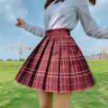 Summer JK Women Plaid Skirts Harajuku High Waisted Kawaii Pleated Skirt Japanese Style Ladies Sweet Plaid Mini Skirts Women y2k. 