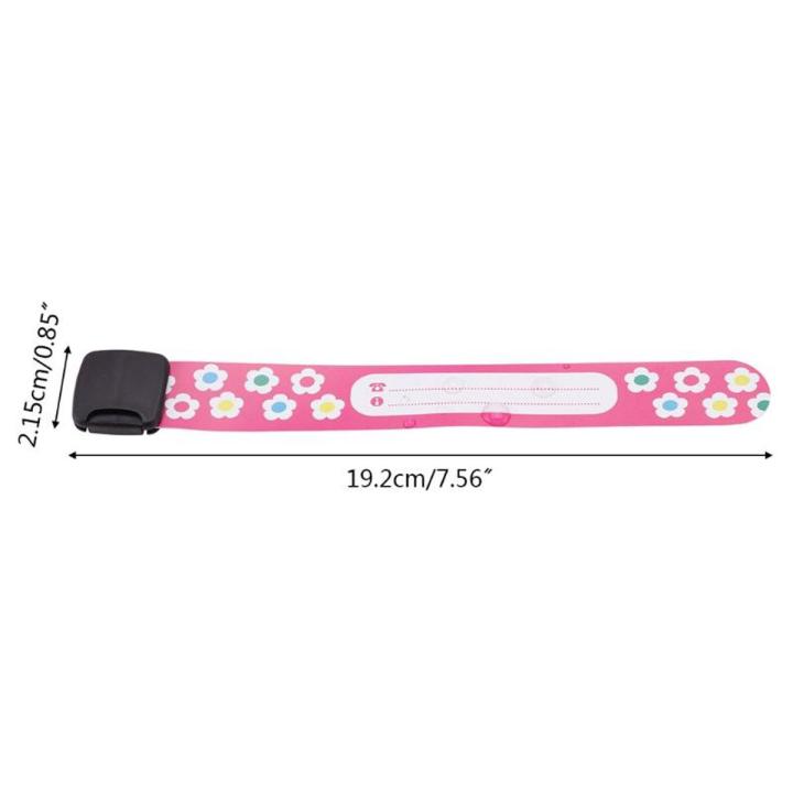 900C Pcs Kids Anti-Lost Info Wrist Band Children Reusable