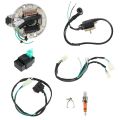 Motorcycle 4 Stroke Wire Harness Wiring CDI Coil for 50-125Cc.