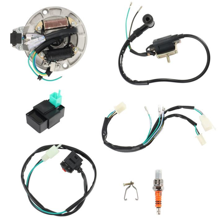 Motorcycle 4 Stroke Wire Harness Wiring CDI Coil for 50-125Cc