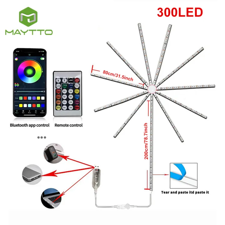 MAYTTO%20120/195%20LED%20Strip%20Lights%20Dream%20Color%20Lamp%20Christmas%20Lights%205050%20RGB%20Strip%20Lights%20Smart%20Flexible%20LED%20Firework%20Lights%20Music%20Sound%20Sync%20Lights%20with%20APP%20Remote%20Control%20DC%205V%20-%20Image%2010