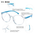 OQ BOGA 6 Colors Anti Blue Light Anti Radiation Kids Computer Glasses Boys Girls Eye Protection Round Frame Silicone Children Eyewear. 