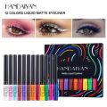 Handaiyan 12 Colors Matte Liquid Eyeliner Set Waterproof Long Lasting Matte Colored Eye Liner Cosmetic Quick Dry.
