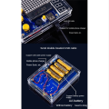 1Set DIY Electronic Soldering Welding Tranning Set Snake Plane Pixel Game Console Making Kit with Acrylic Case. 