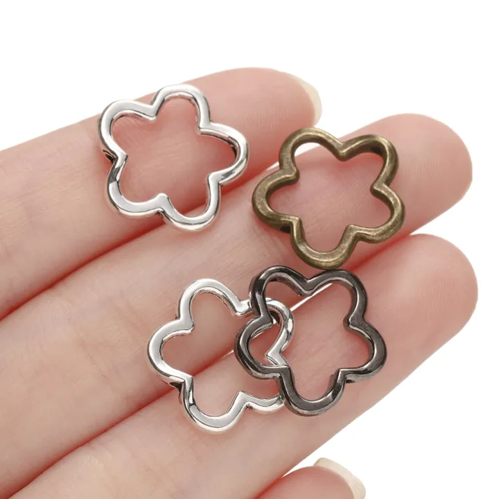St.%20kunkka%2010Pcs%20Alloy%20Bead%20Frame%20Retro%20Flower-Shaped%20Bead%20Frame%20for%20DIY%20Jewelry%20Accessories%20-%20Image%204