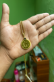 Stainless Steel Allah Barkat Locket Golden Chain and Women Durable Long Lasting. 