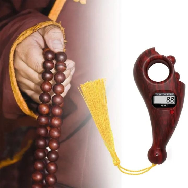 Digital Tasbih Counter – Portable Rotating Finger Misbaha for Muslim Prayers