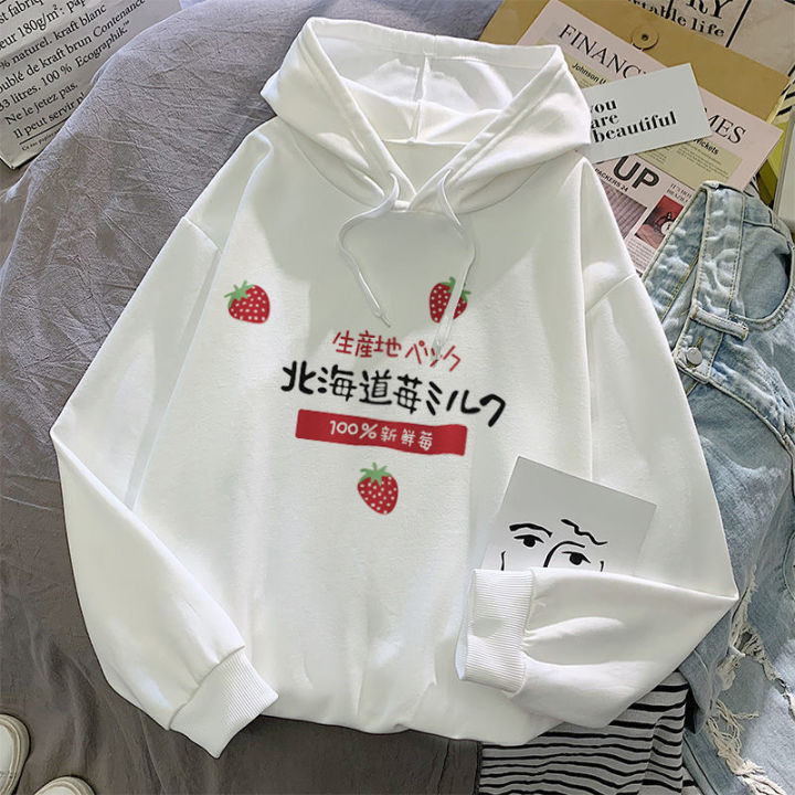 Sweater%20Hooded%20Girls'%20Spring%20and%20Autumn%20New%20Korean%20Style%20Cartoon%20Printed%20Student%20Pullover%20Top%20Middle%20and%20Big%20Children's%20Coat%20Fashion%20-%20Image%203