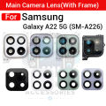 Camera Main Glass Lens for Samsung Galaxy A22 5G Replacement Part (Not Tempered Camera Glass Protector). 
