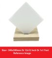 MILK WHITE 4mm Acrylic Sheet 4mm Milk White Plastic Sheet 4mm Thick Acrylic Sheet Cutting Size 300x300mm Or 12×12 Inch Or 1×1 Feet 4mm White Acrylic Plexiglass 12 Inch Acrylic Sheet White Perspex Acrylic Sheet.