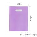 50/100PCS Shopping Bag logo Colorful Poly Tote Bags Plastic Gift Bag Businesses Customer Plastic Bag(Print Fee isn't Included. 