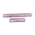 Nissan X-trail 2009-11 Auto Accessories Stainless Steel LED Lighted Door Sills - Blue. 