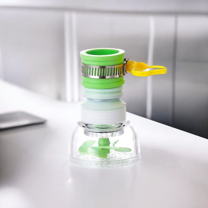360-Degree Adjustable Filtration Kitchen Tap Filter - Retractable Tap Head Faucet Nozzle