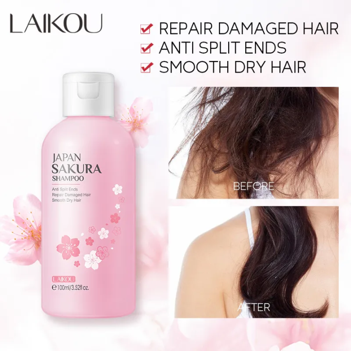 LAIKOU%20Japan%20Sakura%20Shampoo%20for%20Damaged%20Hair%20Repair,%20Moisturizing,%20Nourishing,%20Oil%20Control,%20Hair%20Cleansing%20Care%20Shampoo,%20100ml%20-%20Image%202
