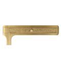Pocket 80mm Mini Brass Sliding Ruler Gauge Vernier Calip Metal Calipers Gauge Micrometer Measurement Tool Office School Supplies.