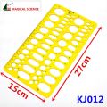 Transparent plastic Ellipse drawing template Oval professional design drawing board 25cm students rulers KJ012.