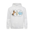 Venn Diagram Unicorn Narwhal Same Difference Graphic Hoodie Hoodies Fashionable Customized Mens Sweatshirts Moto Biker Clothes. 