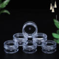 Empty Plastic jar pots Empty and reusable Small Travel Sample bottles Portable Transparent Eyeshadow for Cosmetic storage Beauty product packaging Makeup artist supplies Travel and on-the-go use.