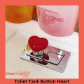 Toilet Tank Button Heart-shaped Toilet Buttons Charming Bathroom for Replacement-Onex BD.
