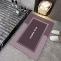 Door Mat Super Absorbent Bathing Room Rug Slip-resistant Soft Carpet Floor Mat Diatom Mud Bath Mat. 
