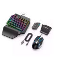 5 in 1 Bluetooth Gaming Keyboard Mouse Converter Combo for Smartphone, play your mobile games using the keyboard and the mouse Gaming Accessory Kit (Multicolor, For Android, iOS).
