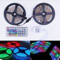 10M RGB Light Strip 3528 600LED Flexible LED Strip Light with 44 Key Remote+Controller for Christmas Living Room Bedroom. 