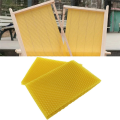Beeswax Sheets Set Natural Beeswax Sheets Set Kit Beeswax Honeycomb Sheets Wax for Beekeeping Equipment (13.3 X 9cm) 10PCS.