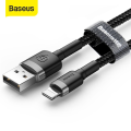 Baseus Fast Charging USB Cable for lPhone Cafule Quick Charge (2.4A/1.5A, 1M). 