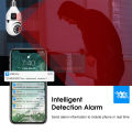 Doomhot Camera Dual Upgrade Light Bulb Camera Camera Screen Dual Lens Intelligent Tracking PTZ Detection Alarm Infrared Night Vision Multiple Platforms Connected Cellphone WiFi. 