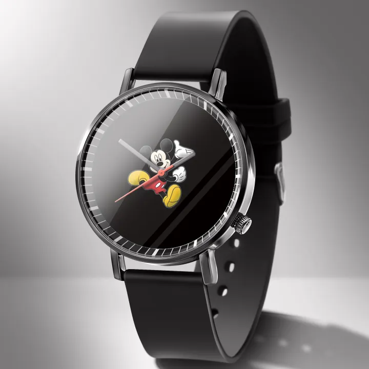 Fashionable,%20simple,%20trendy,%20Mimi%20cartoon%20mouse%20watch,%20student%20children's%20watch,%20quartz%20watch,%20PU%20band,%20spot%20Yiwu%20hair%20-%20Image%205