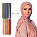 Modal Cotton Jersey Hijabs Scarf Women Long Muslim Shawl Plain Soft Shawl Hijabs For Woman Muslim Voile Head Wraps Ramadan.