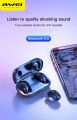 AWEI T20 ENC TWS Wireless Bluetooth 5.0 Earphone HiFi Bass In Ear Earbuds Smart Touch Waterproof Sports Headsets with Mic. 