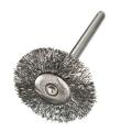 Stainless Steel Wire Brush Set for Dremel Rotary Tool Die Grinder Flat Wheel Cup.