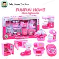 Multi-Functioning 8 Mini Appliances Fun Fun Fantastic Home With LED Light & Sound | Battery Operated.