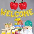 Welcome Foil Balloons Banner Office and Home School Party Decorations Retirement Celebrate Party Supplies. 