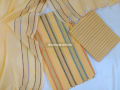 Exclusive 3-Piece Unstitched Deshi Tat Cotton Dress for Women – Elegant, Versatile, Perfect for Special Occasions.
